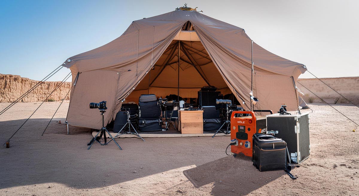 Power Supply for Film Sets & Photo Shoots!